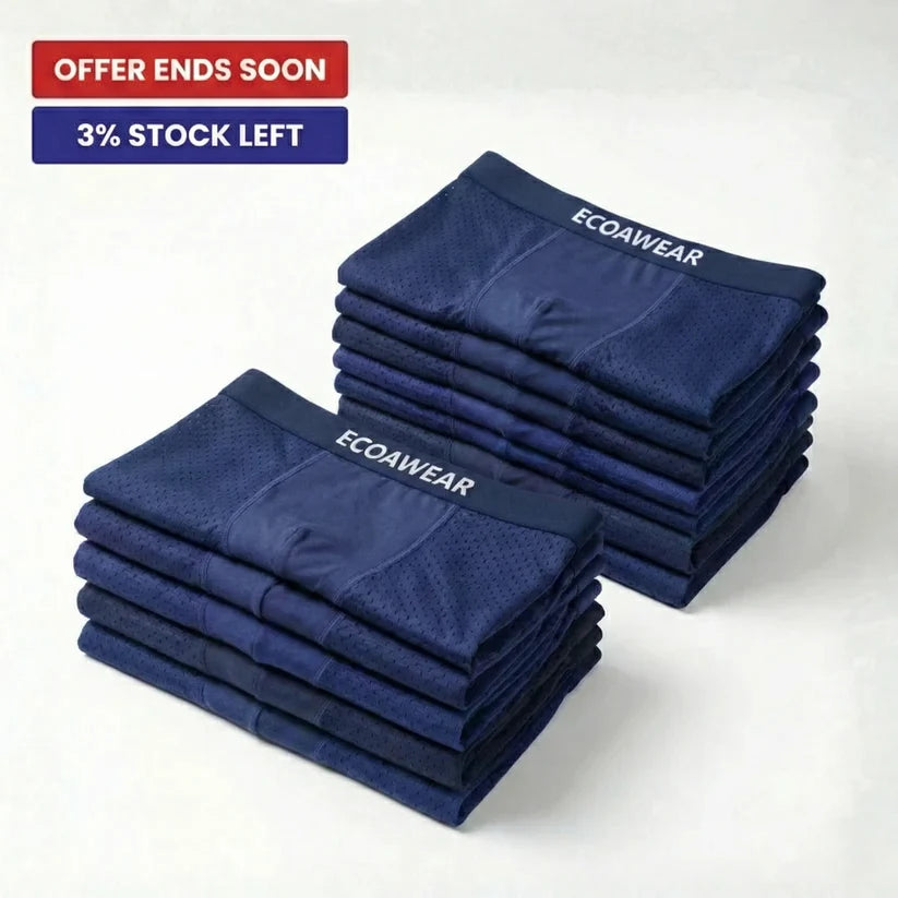 ECOAWEAR® Women's Bamboo Boxer Briefs 5-Pack | Get 5 extra pairs FREE