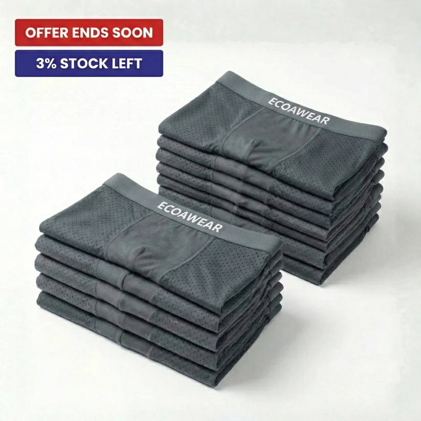 ECOAWEAR® Bamboo Boxers 5-Pack | Get 7 extra pairs FREE