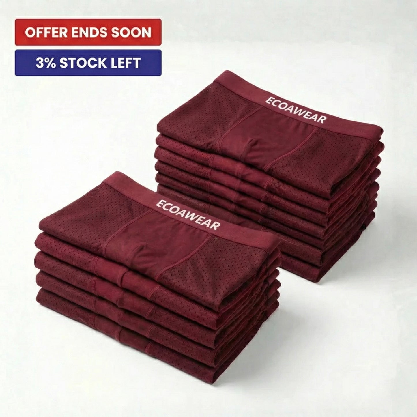 ECOAWEAR® Bamboo Boxers 5-Pack | Get 7 extra pairs FREE